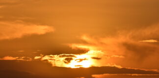 Sonnenuntergang Watttenmeer Nordsee Loquard Krummhörn